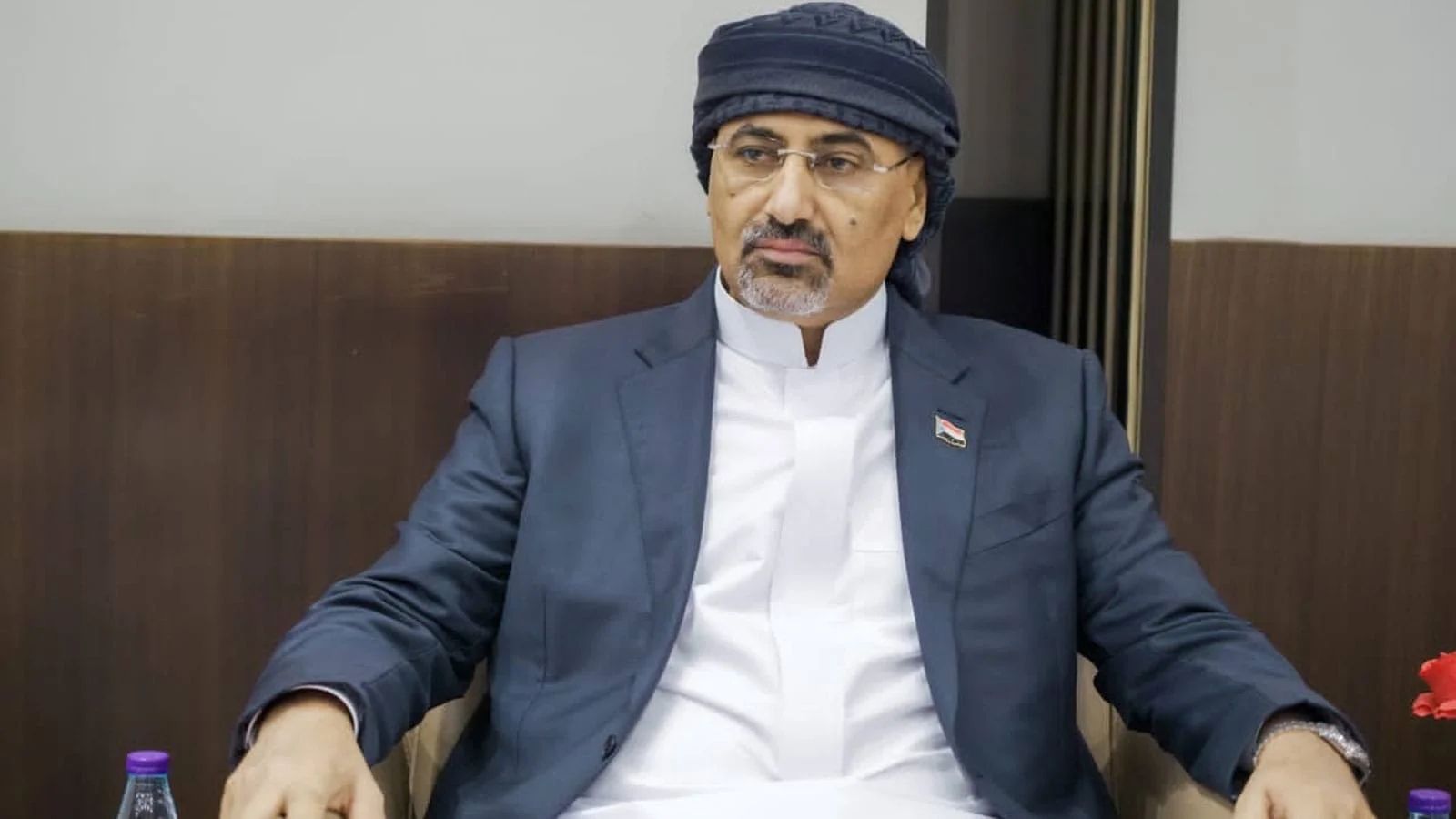 الزبيدي عيدروس الزبيدي رئيس المجلس الانتقالي (وكالات)