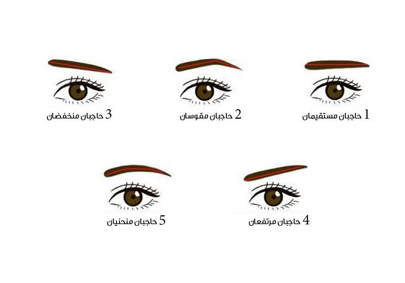 شكل حاجبيك اختبار شخصية (مواقع)