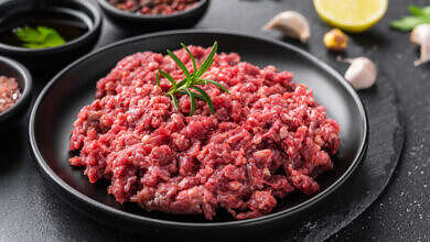 لحم مفروم (tastingtable)